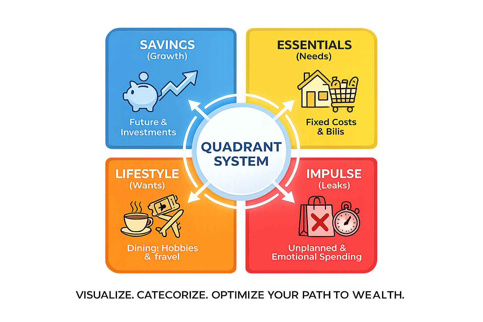 The 4-Quadrant Personal Finance System Overview for Financial Clarity