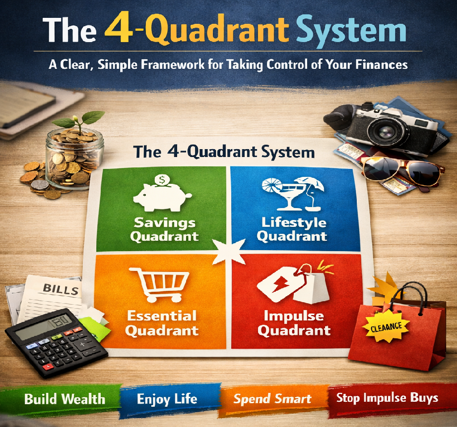 The 4-Quadrant Personal Finance System Overview for Financial Clarity